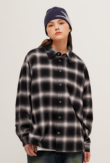 Obscure ombre check shirt